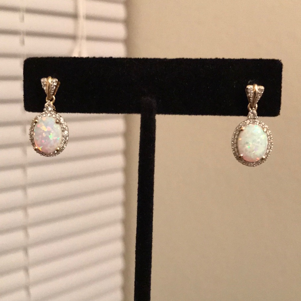 Opal Earrings
